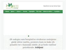 Tablet Screenshot of horti.si